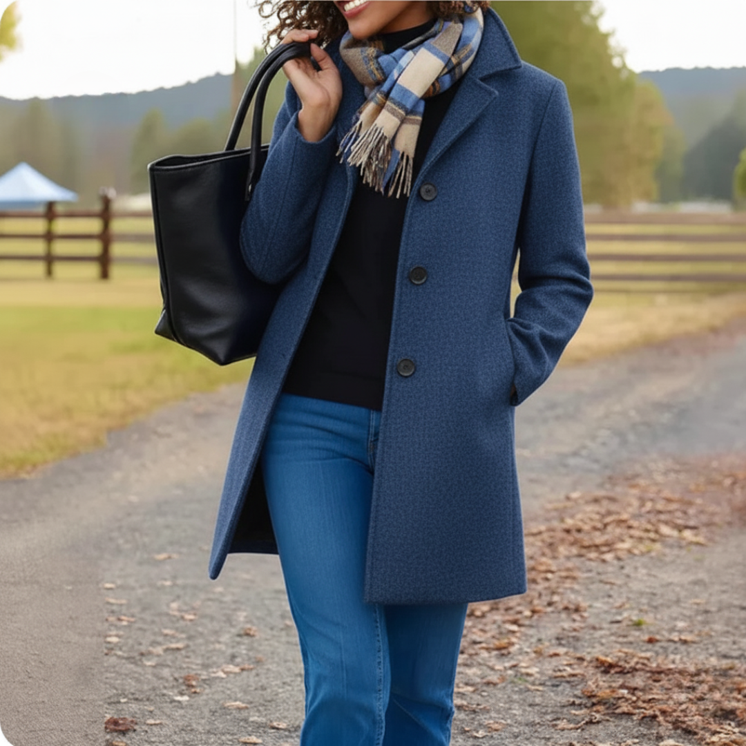 WW | Classic mid-length button-down jacket