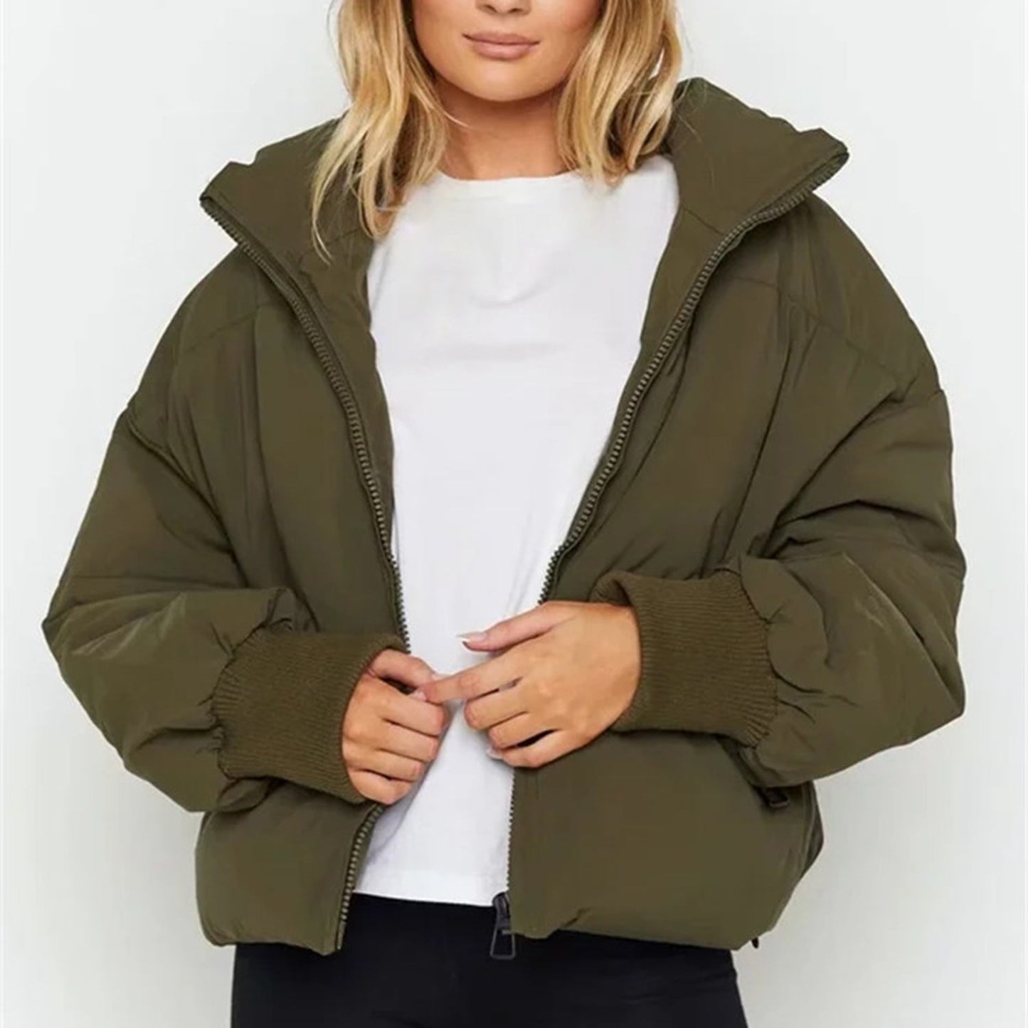 WW | Women's Cropped Puffer Jacket