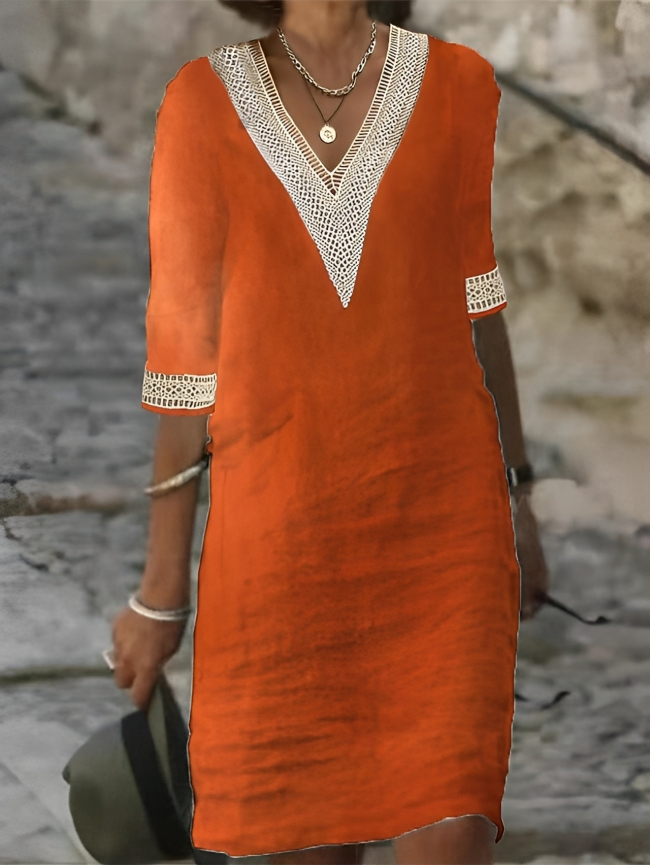 Julia – Linen-Cotton Dress