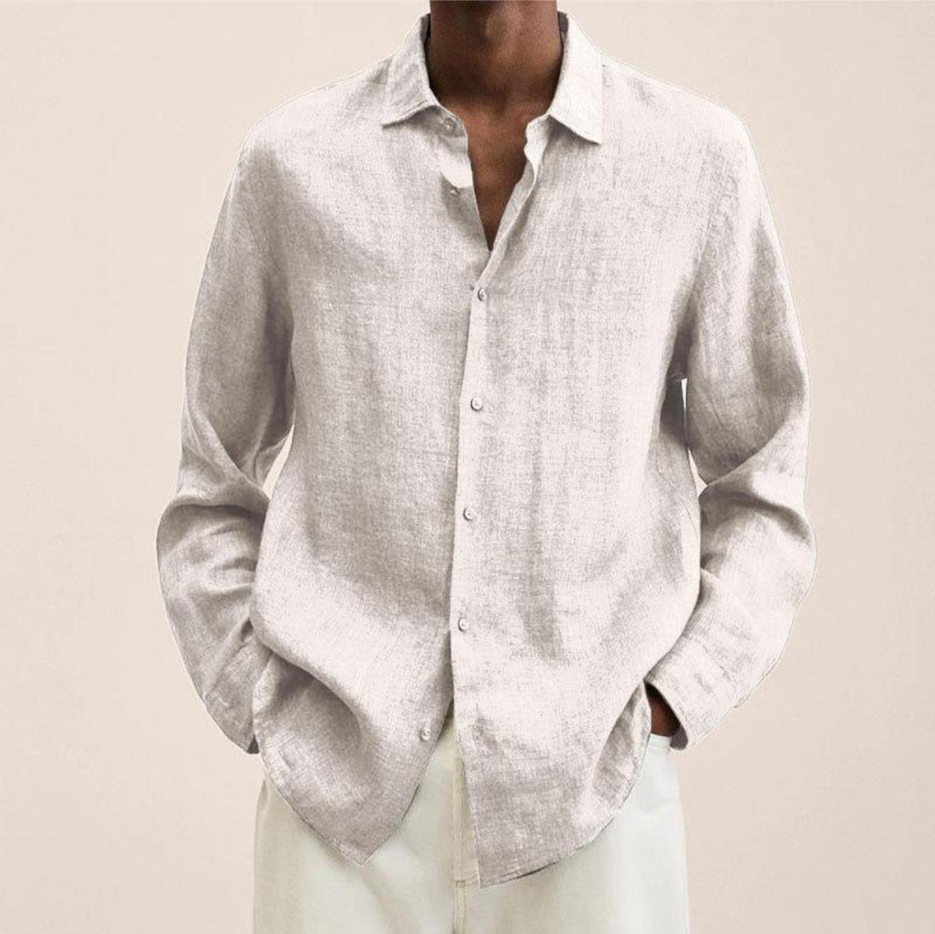 WW | Men's Long Linen Shirt