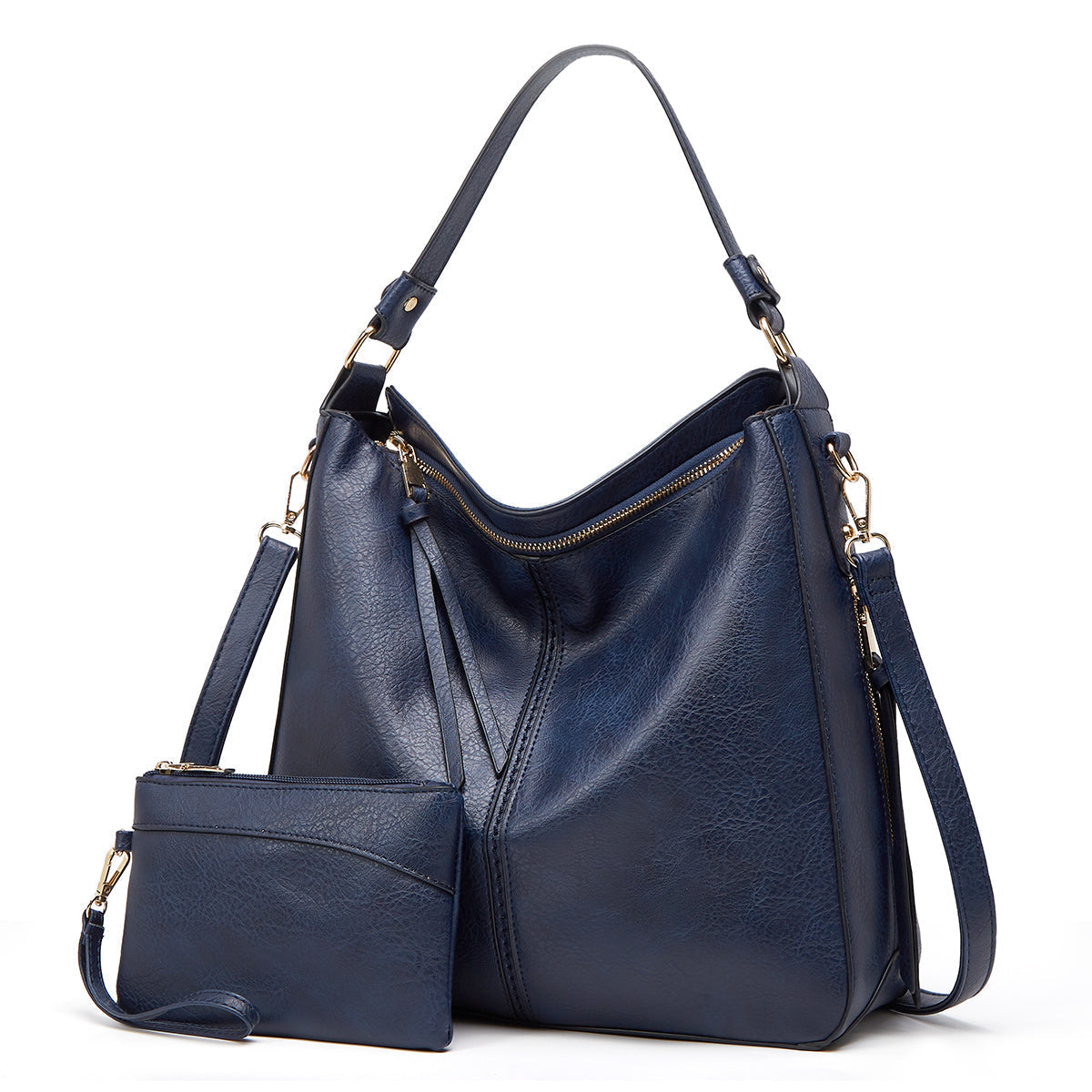 WW | Vintage-inspirierte Leder Hobo-Tasche