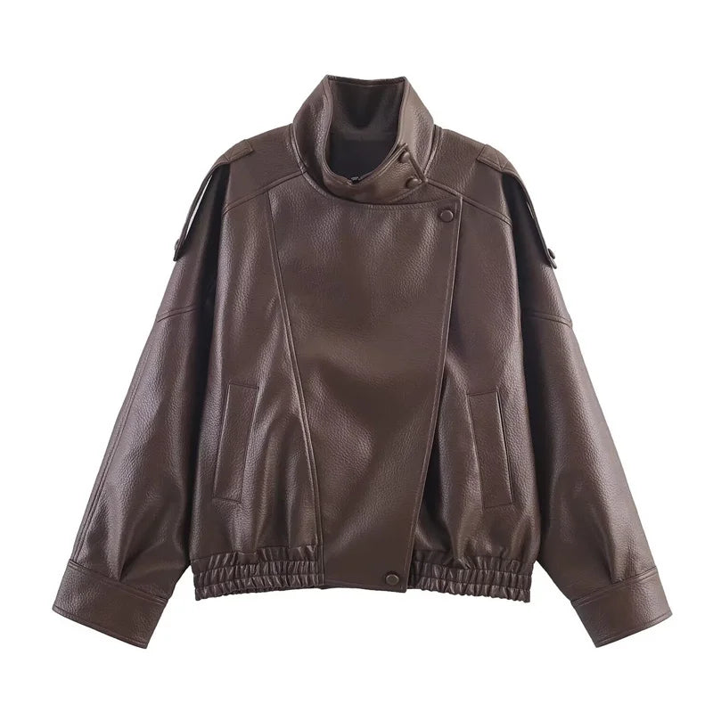 WW | Hochkragen-Motorradjacke