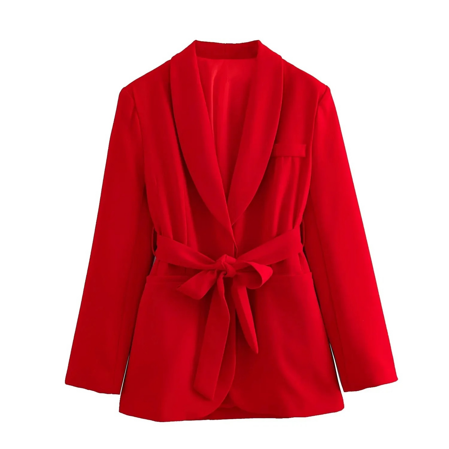 WW | Mehrfarben Hausanzug Stil Blazer und Hose Satz