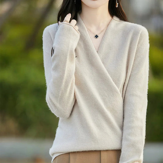WW | Kaschmir Wickelpullover