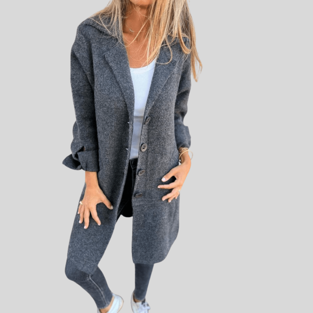 WW | Button-Up Cardigan Mantel - Oversized Fit - Gemütlich & Schick - Lässiges Schichten