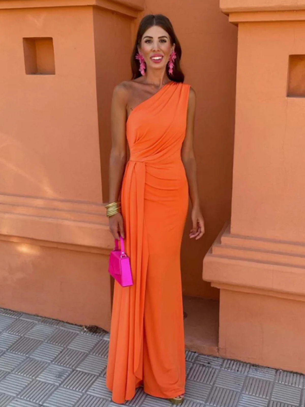 Lia™ | Asymmetric Maxi Dress