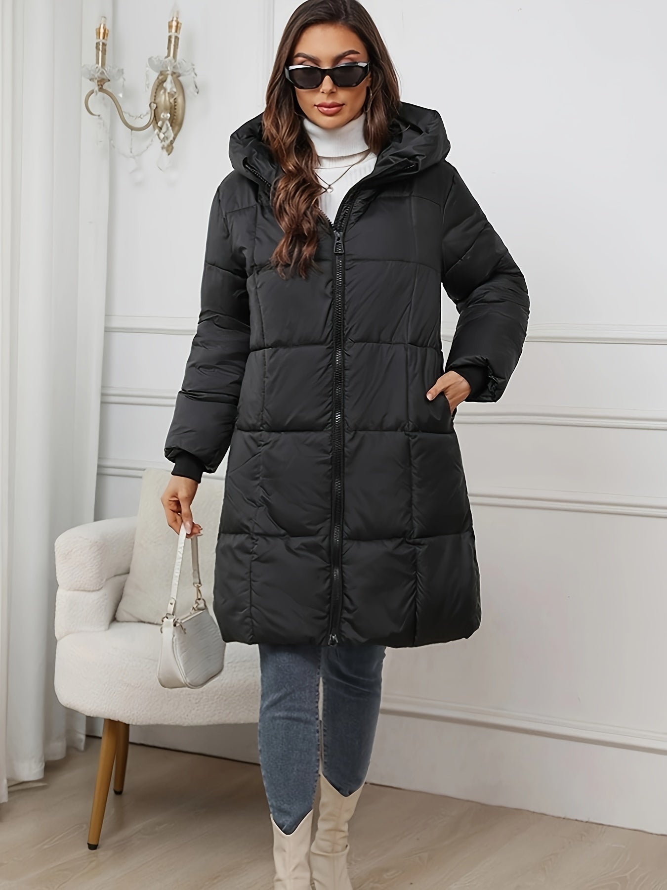 WW | Warm Casual Hooded Jacket for Women - Ideal for Autumn/Winter