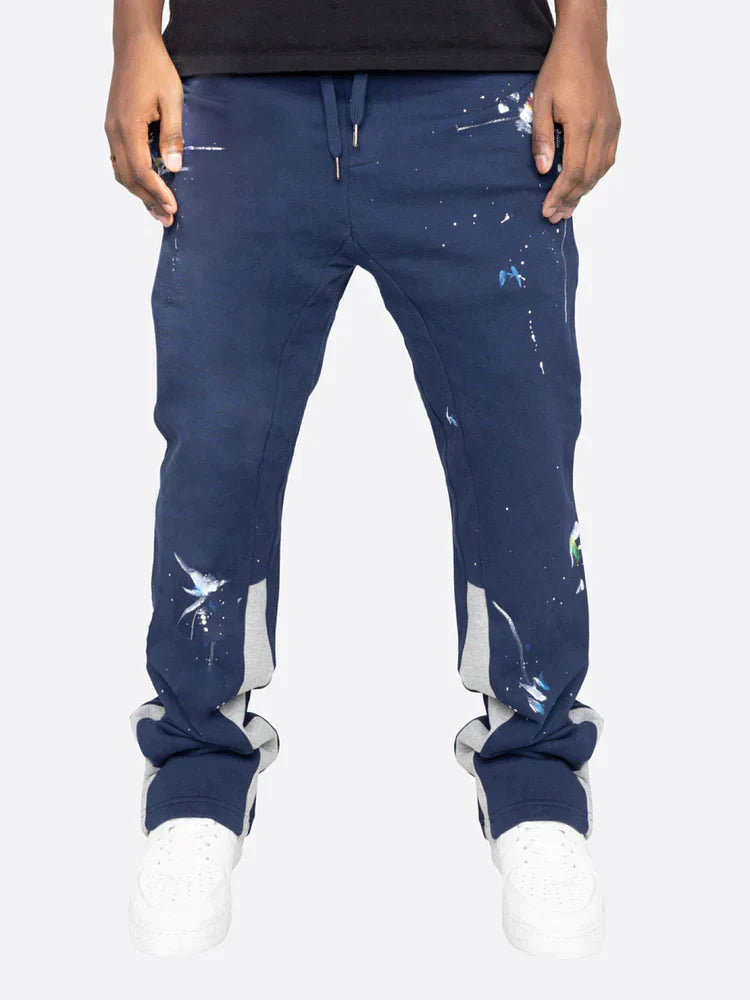 WW | Farbspritzer Flare Sweatpants