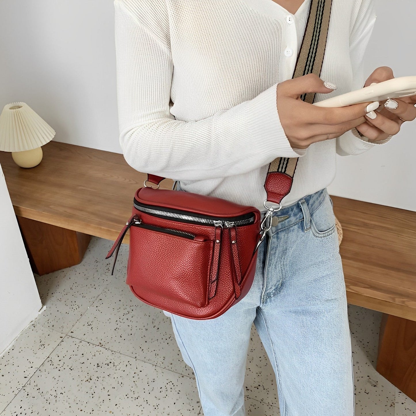 WW Shoulder Bag | Retro Shoulder Strap Women's Bag