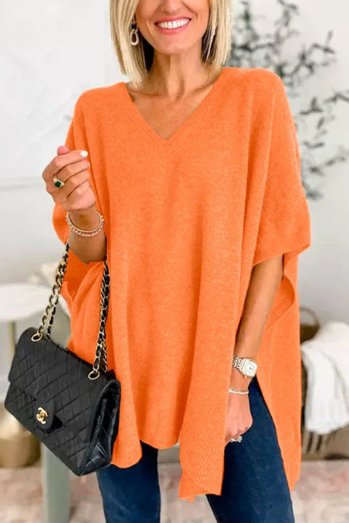 WW | Vielseitiger Pullover im Poncho-Stil