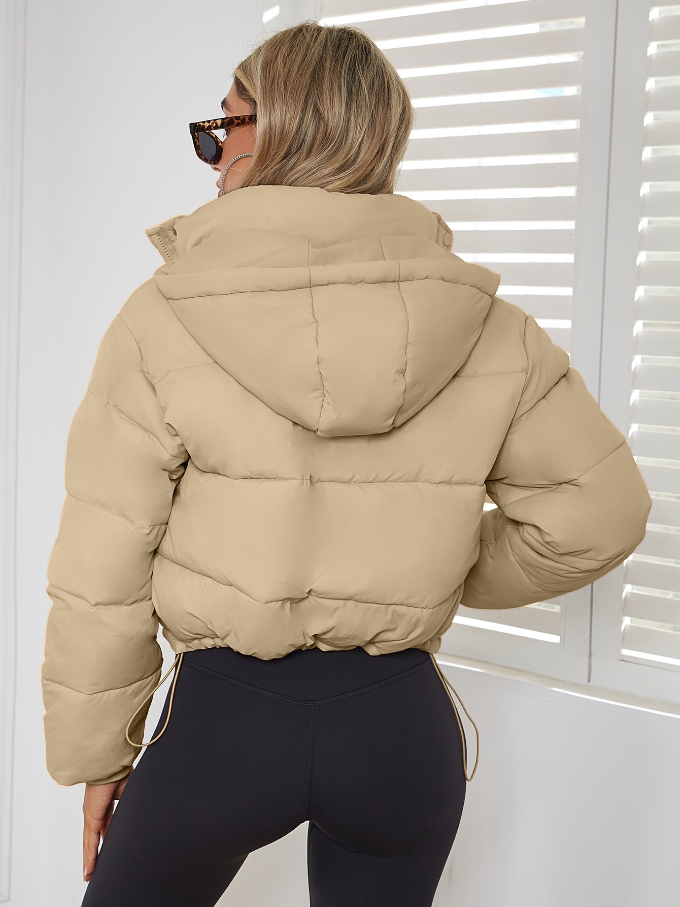 WW | Elegant Short Coat with Drawstring Lara