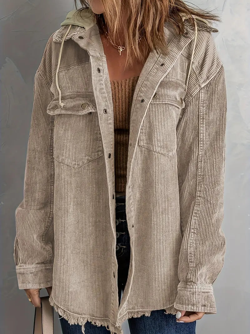 WW | Farbblock Hoodie Jacke für Damen | Perfekt für Herbst und Winter