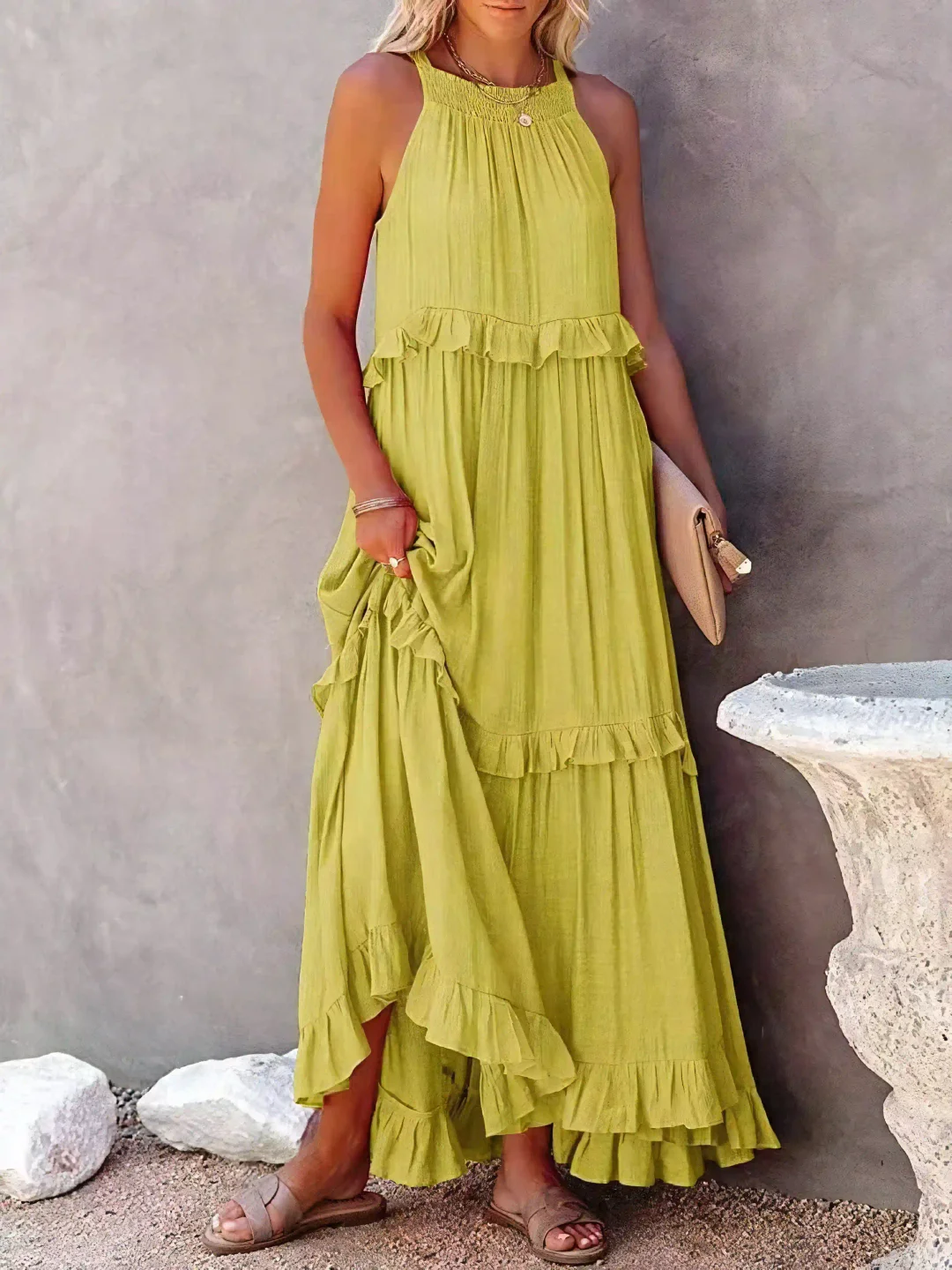 Vesa™ | Flowing Ruffled Dress