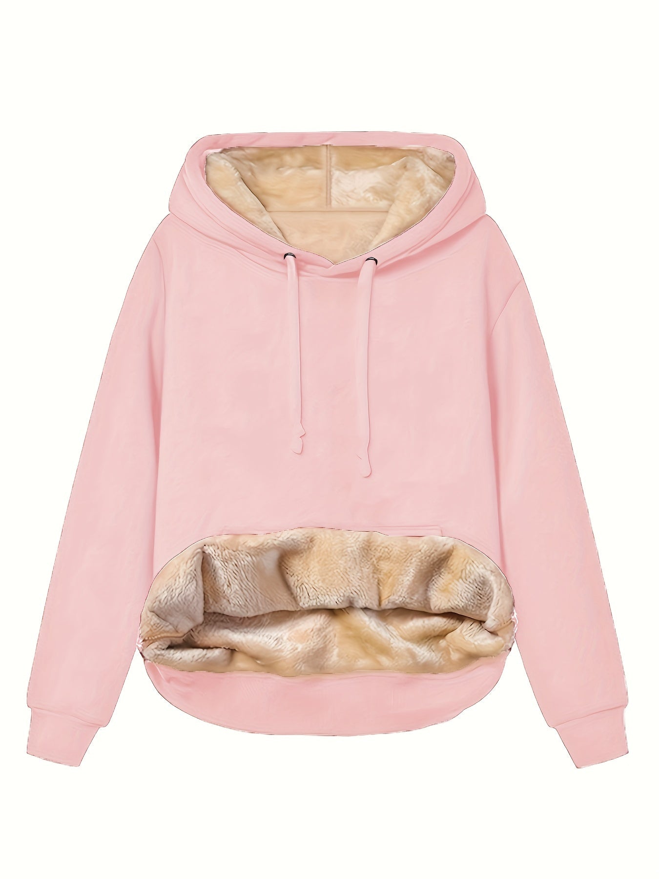 WW | Fleece Pullover Hoodie mit Kapuze für Damen - Perfekt für Outdoor-Aktivitäten