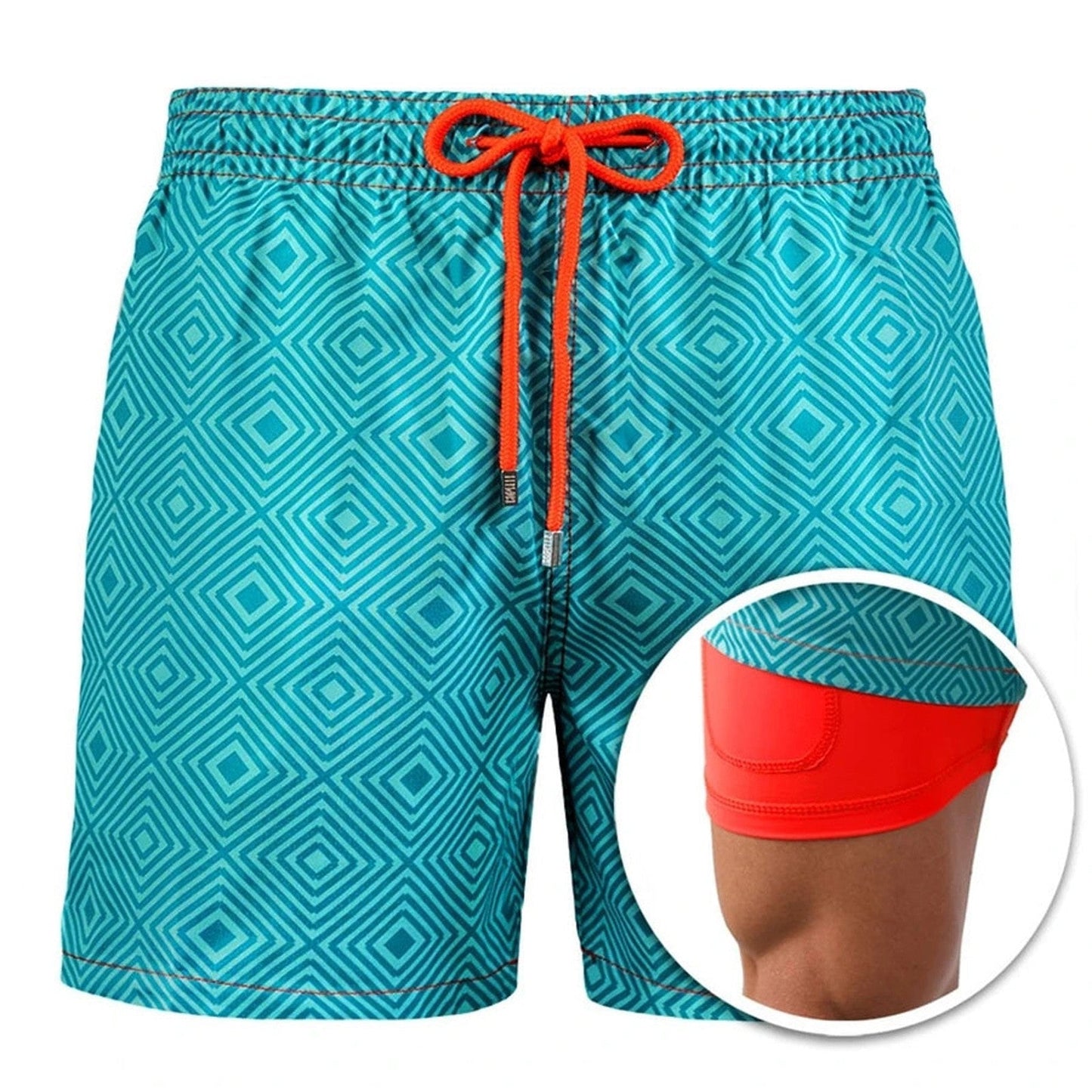 WW | Doppellagige Strandshorts Für Herren