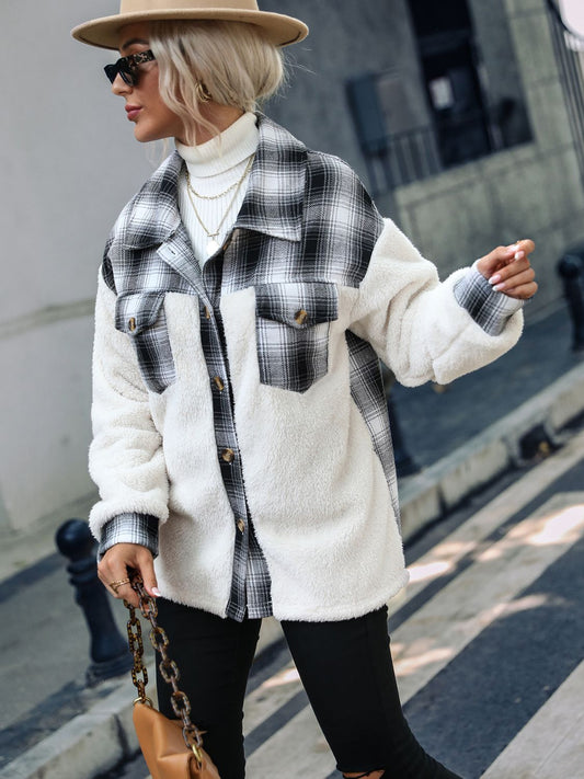 WW | Karierte Fleecejacke
