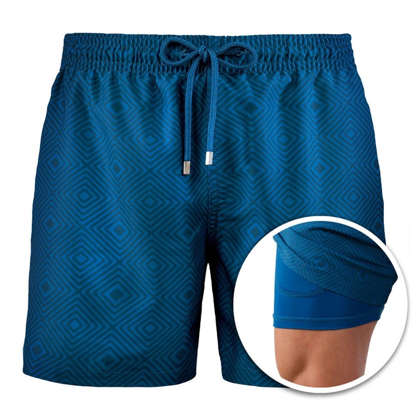 WW | Doppellagige Strandshorts Für Herren