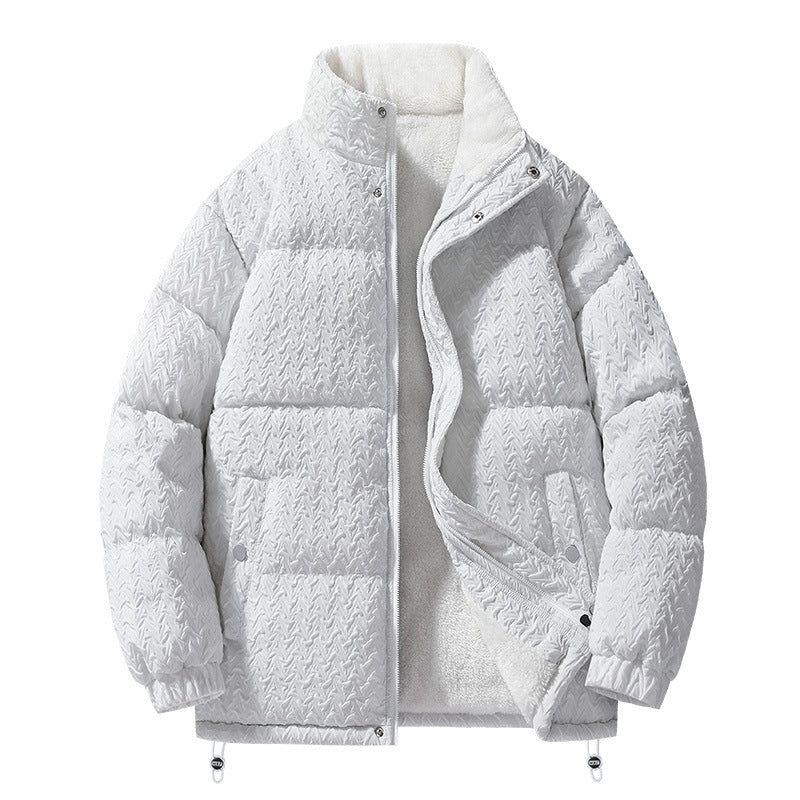 WW | Insulated and Padded Puffer Jacket High Collar Loose Fit Windproof
