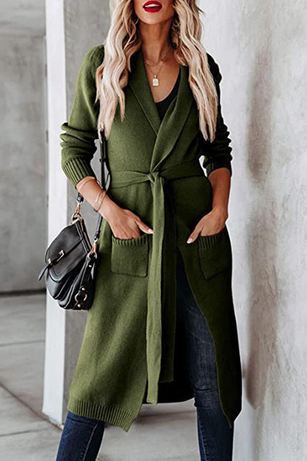 WW | Krawatten Revers Karten Strickjacke