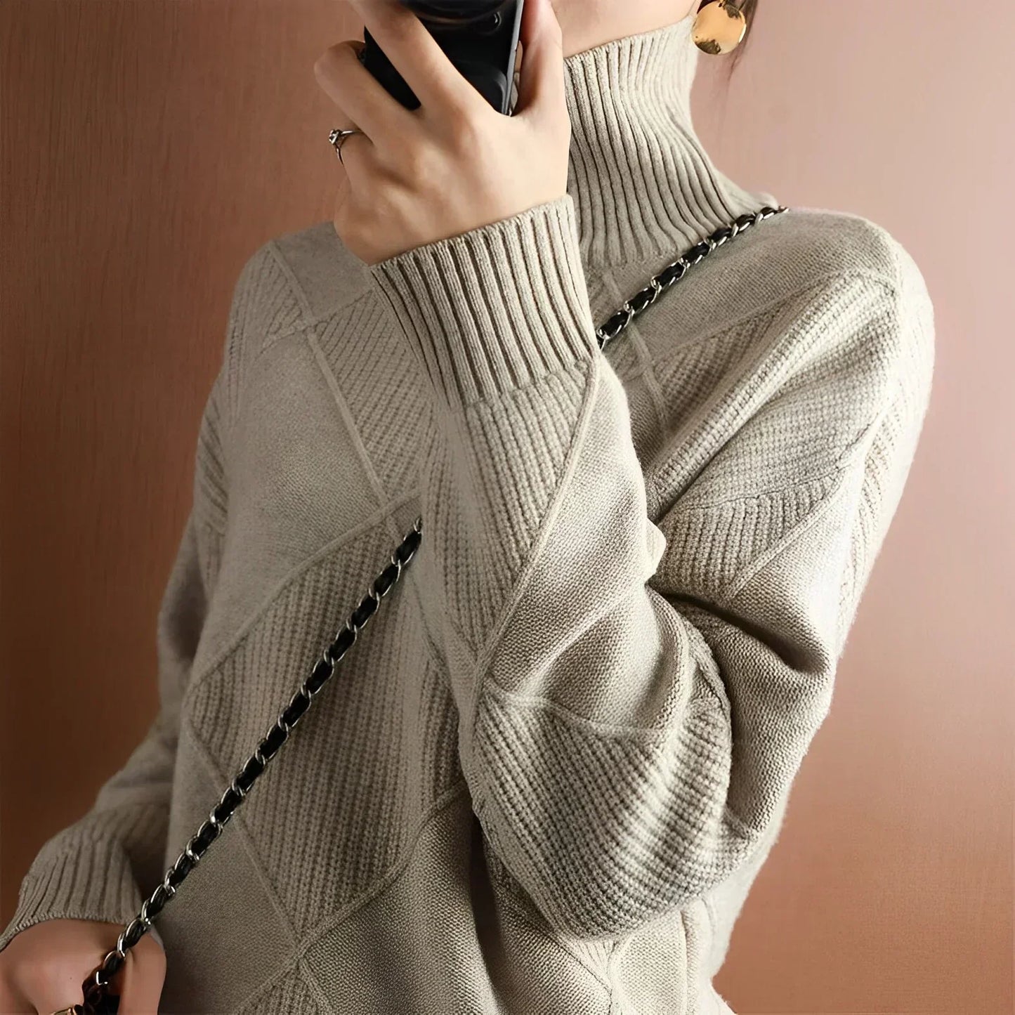 WW | Kuscheliger Damen-Rollkragenpullover aus Kaschmir