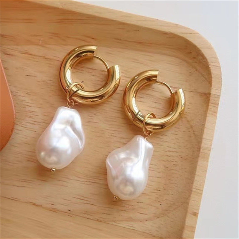 WW | Baroque Pearl Earrings