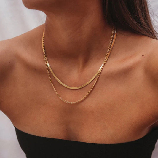 WW | Geschichtete Goldkette