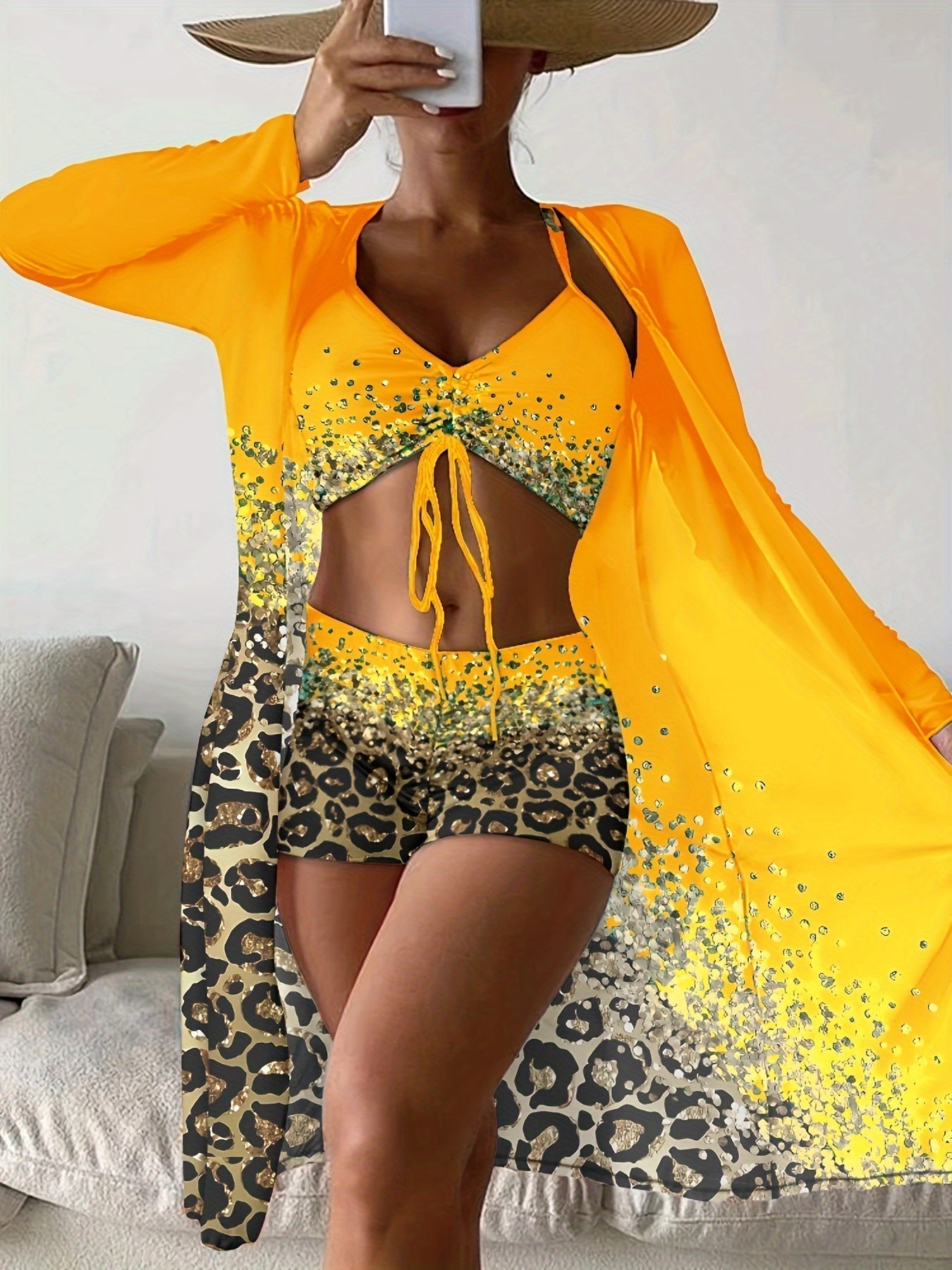 WW | Bikinisatz Mit Leopardenmuster