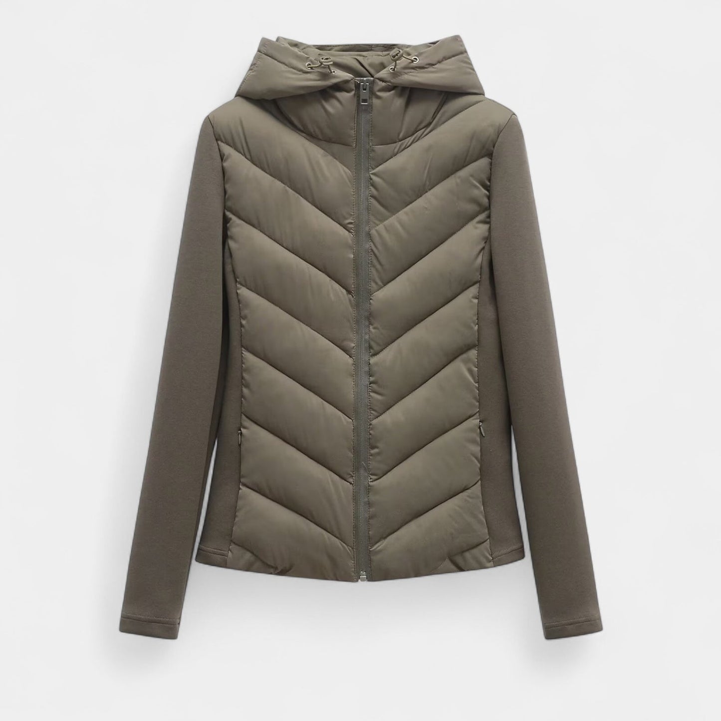 WW | Fashion House - Women's Quilted Jacket Made of Softshell - wind-repellent, water-repellent