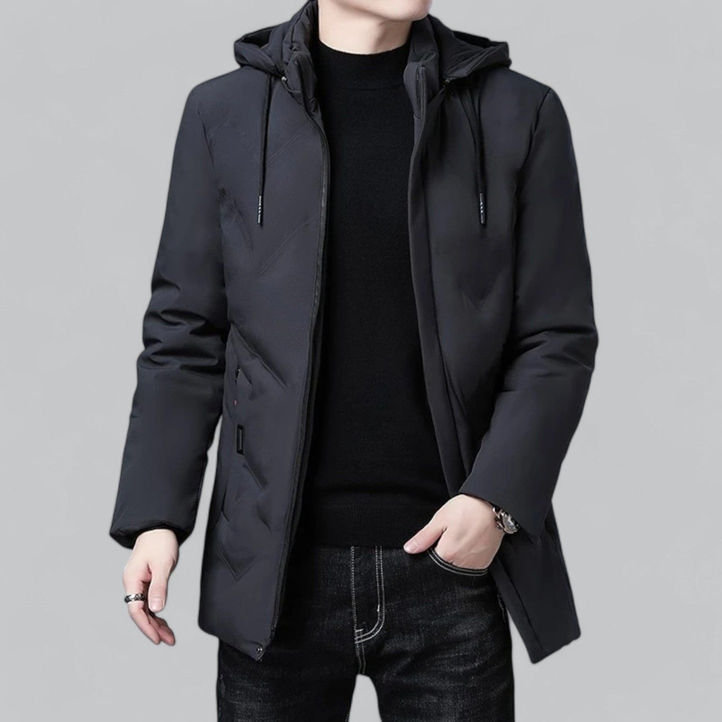 WW | Winterjacke Mit Kapuze Für Männer