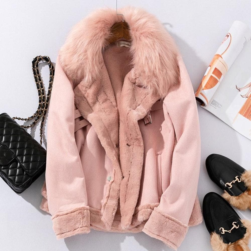 WW | PRECIOSA SUEDE-JACKE MIT KUNSTLEDER