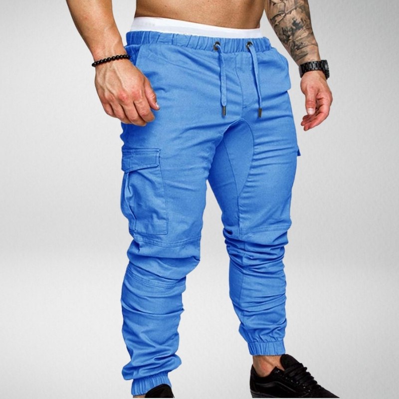 WW | Trousers with Elastic Waistband and Large Side Pockets