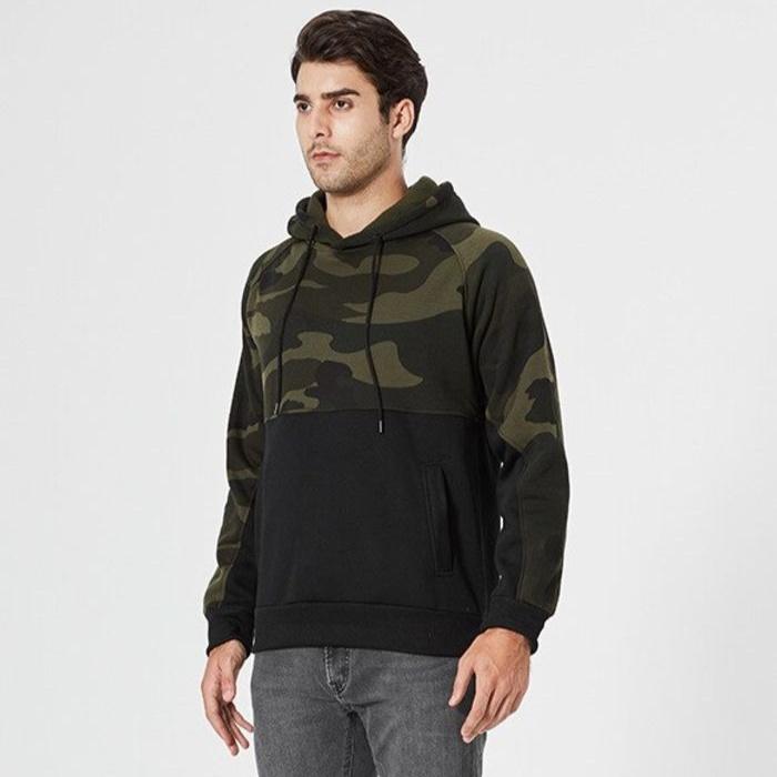 WW | Modischer Camouflage Kapuzenpullover
