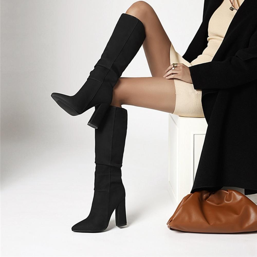 WW | Modische Lederstiefel im Eleganten Stil