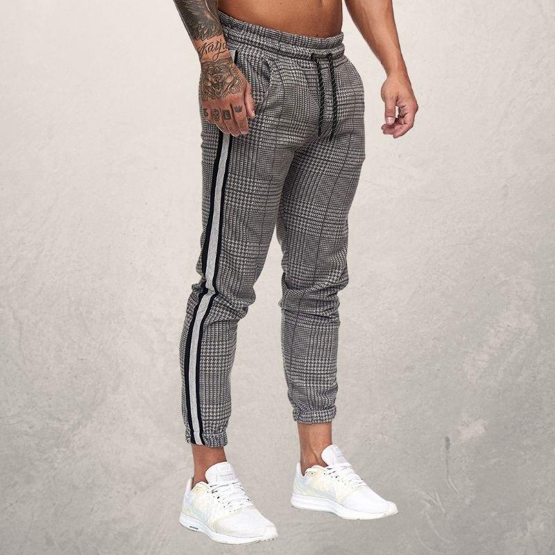 WW | Jogginghose Slim Fit Elastischer Bund Mit Kordelzug Strukturiertes Material Seitenstreifen