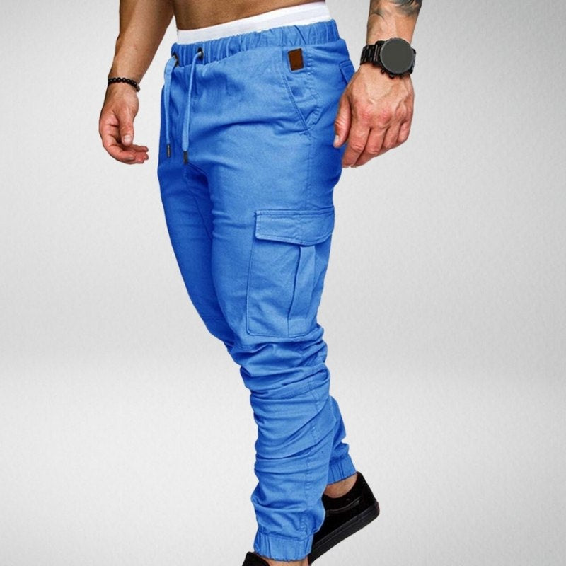 WW | Trousers with Elastic Waistband and Large Side Pockets