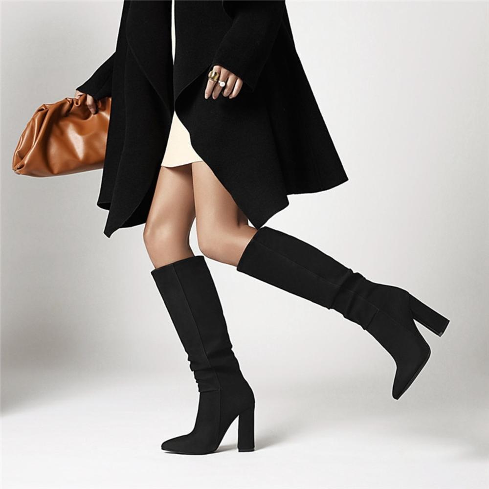 WW | Modische Lederstiefel im Eleganten Stil