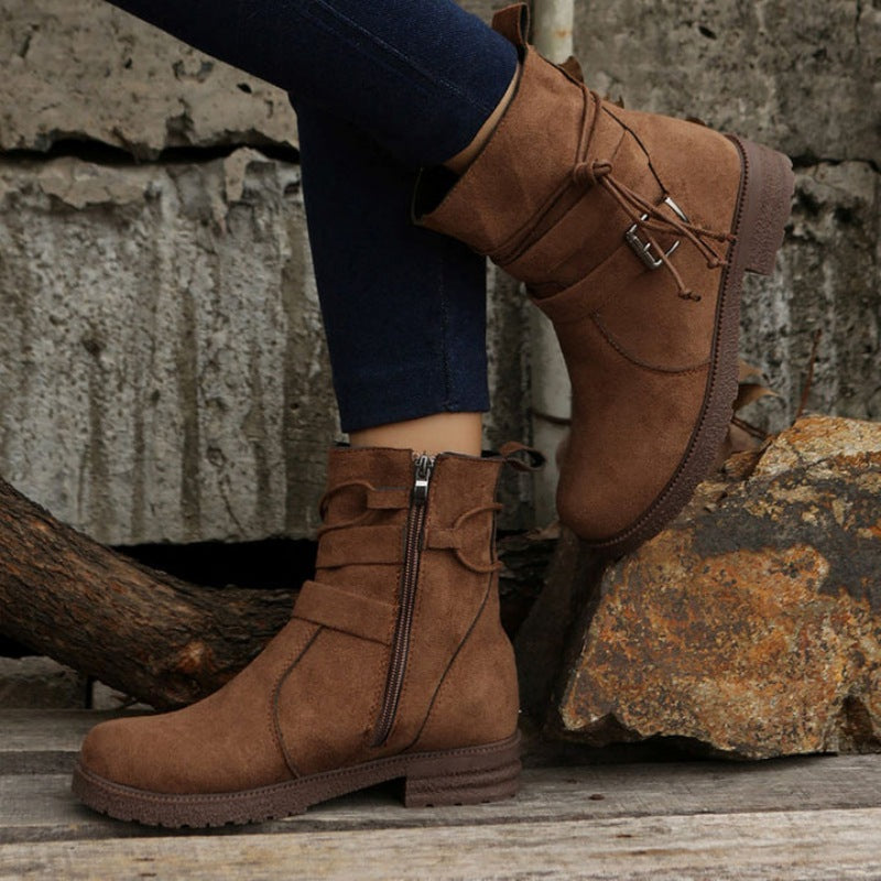 WW | Casual Damenstiefel mit Schnalle