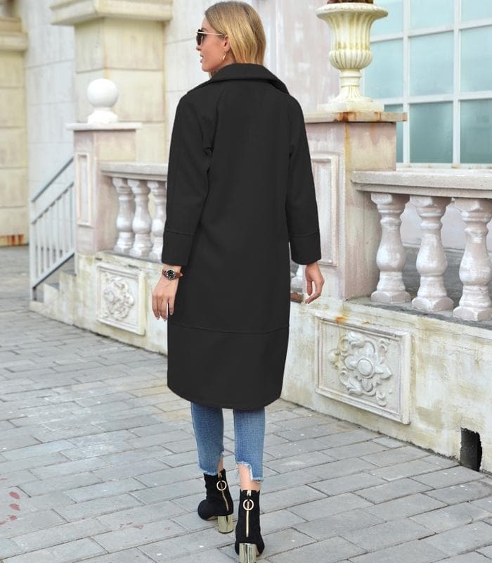 WW | Fitted Double Zip Knee Length Textured