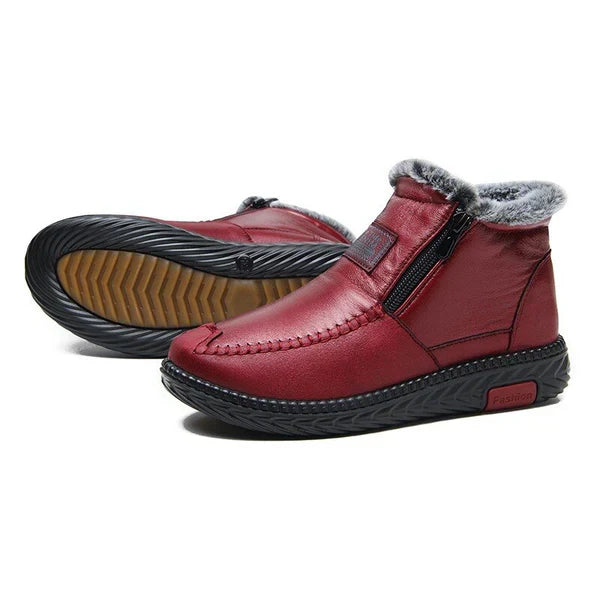 Rustan | Waterproof Non-Slip Cotton-Leather Ankle Boot
