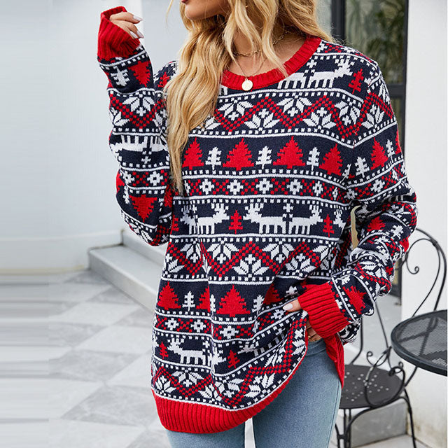 WW | Stylish Christmas Knitted Sweater for Women