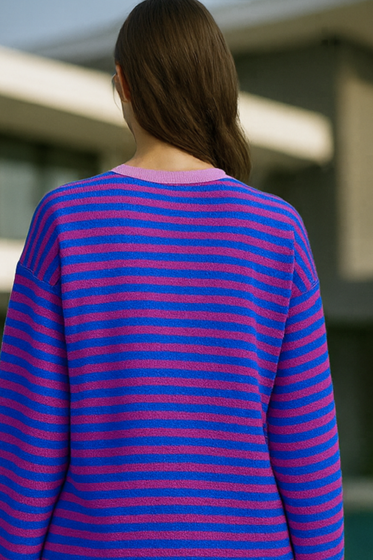 Dahlia Striped Cotton Jumper