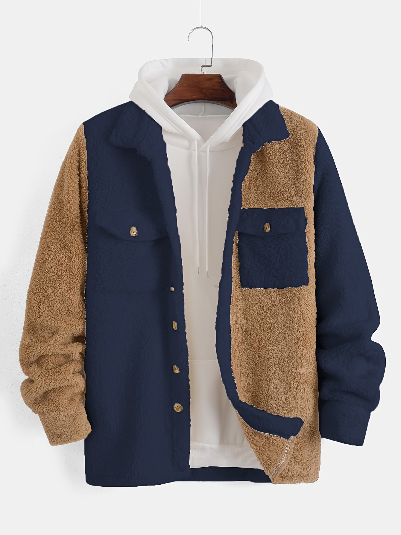 WW | Stylish Men's Winter Jacket with Button Closure