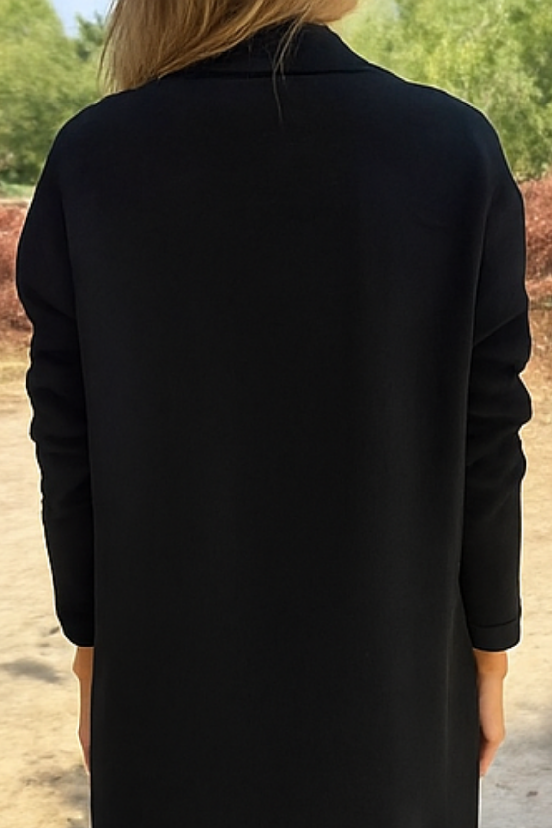 Nisha Langer Cardigan - Black