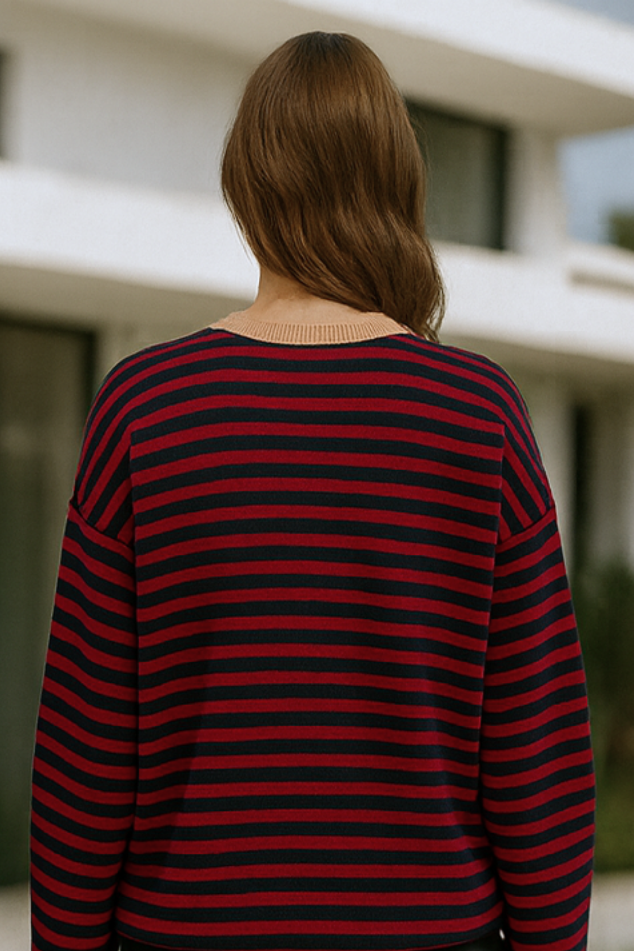 Dahlia Striped Cotton Jumper