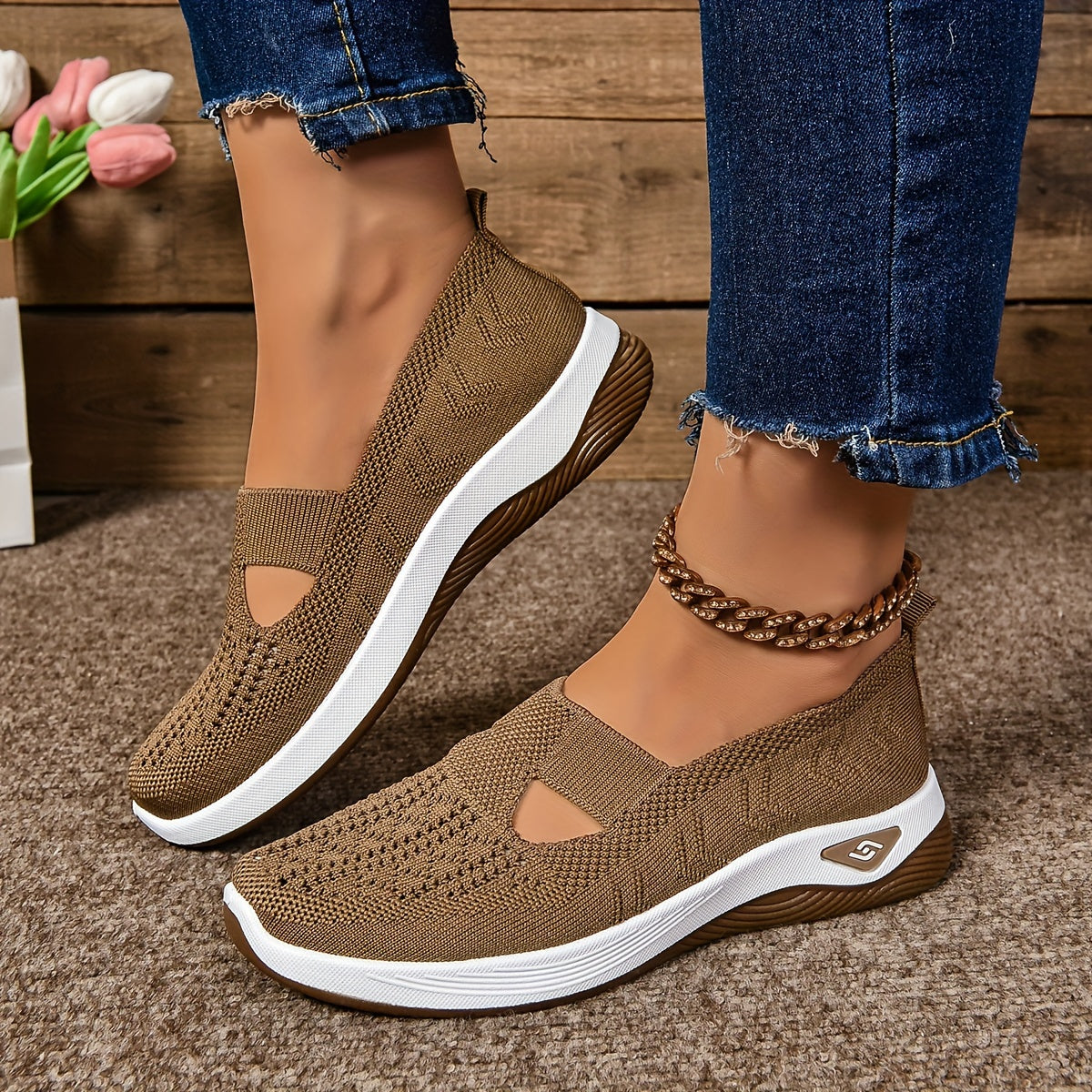 WW | Breathable Orthopedic Slip-on Sneakers For Women
