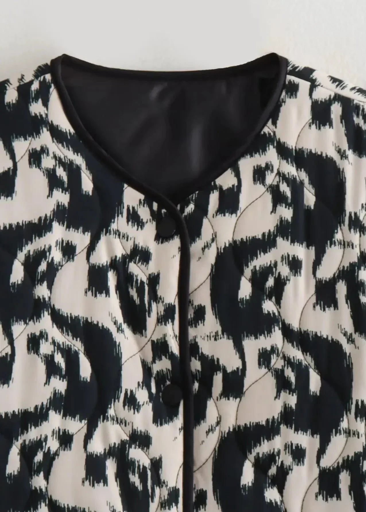 WW | Französische Stil bedruckte Baumwolljacke