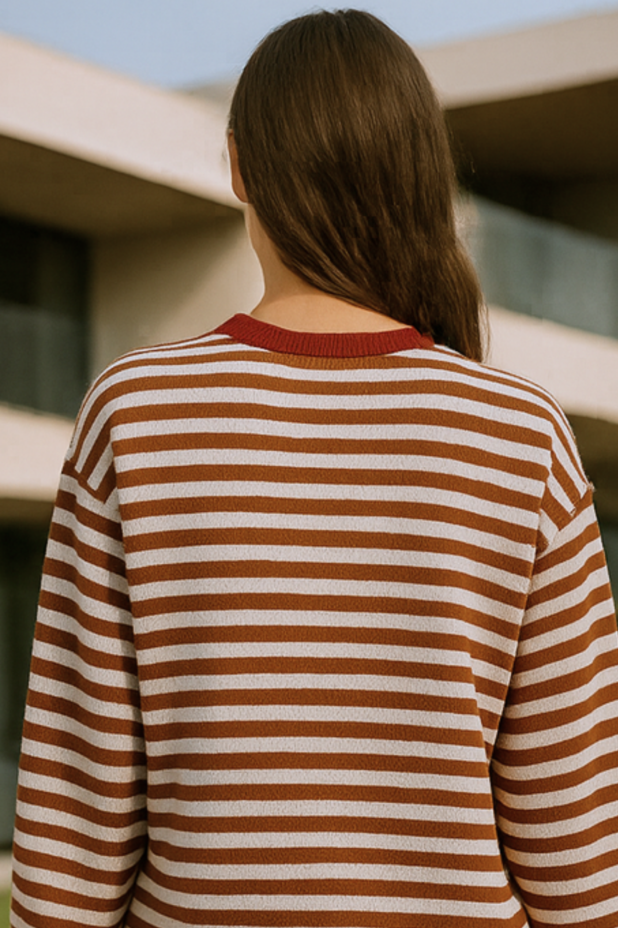 Dahlia Striped Cotton Jumper