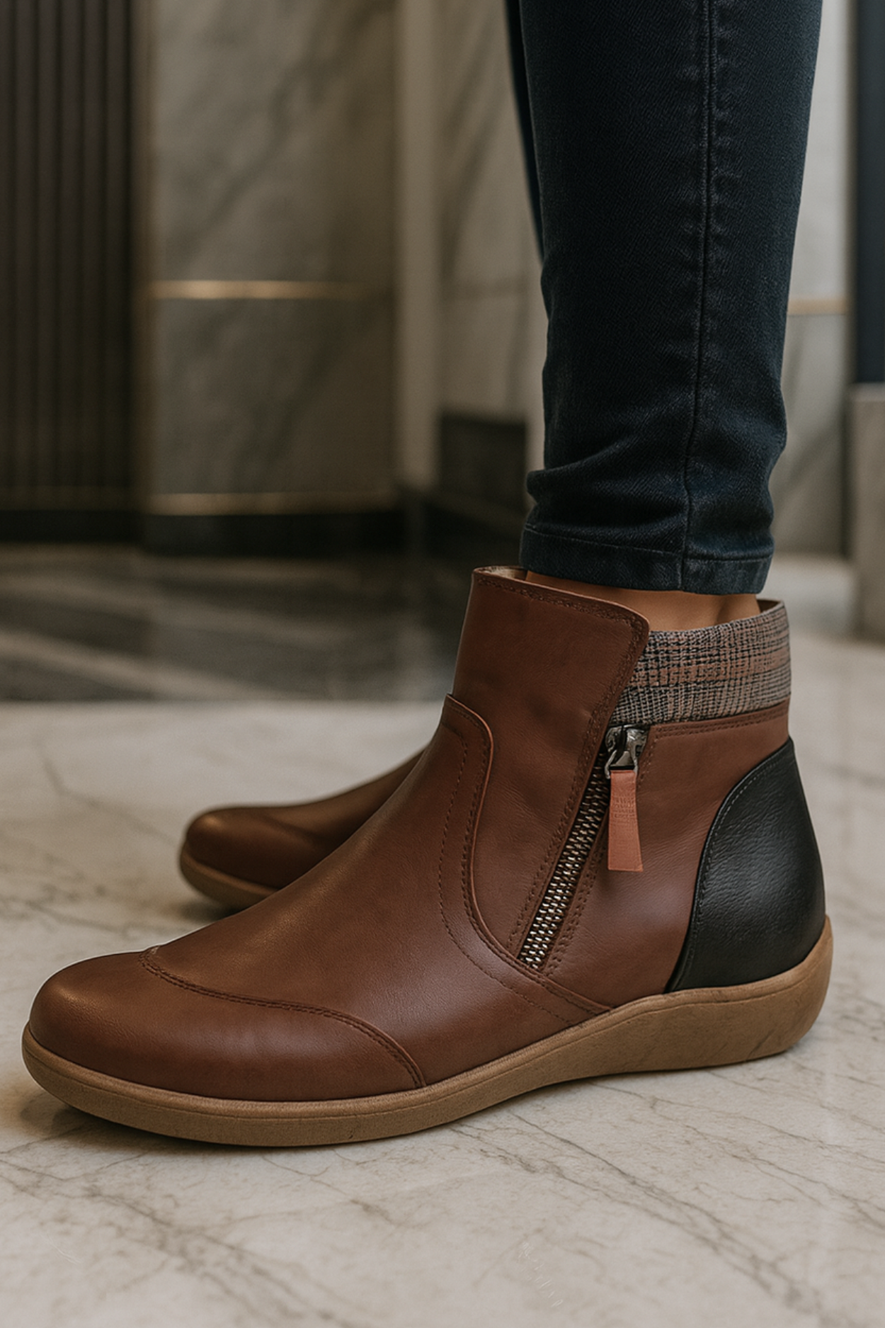 Geordie | Wasserdichte Orthopädische Lederstiefel