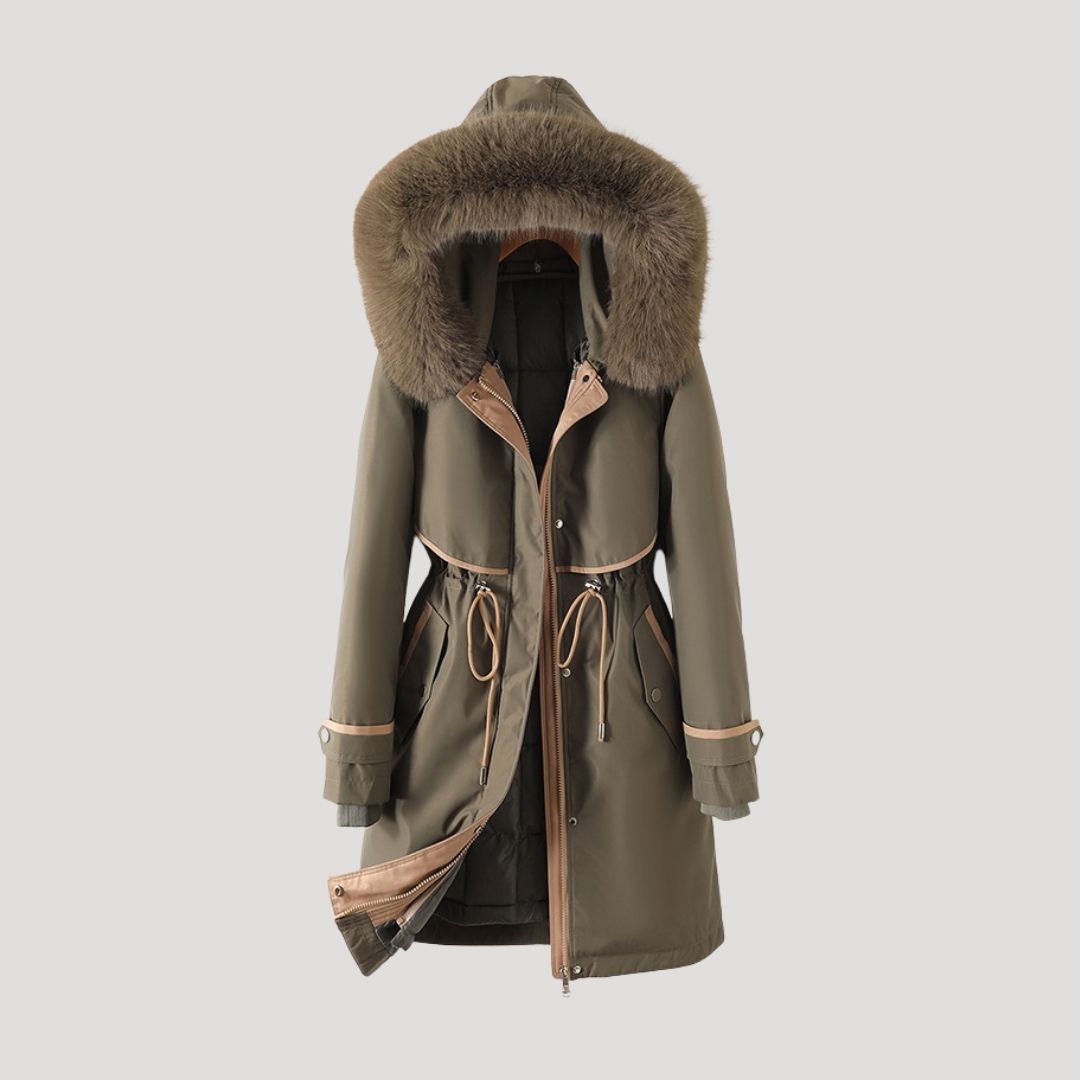 WW | Women's Long Faux Fur Winter Parka Waterproof