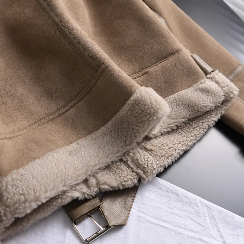 WW | Suede Winter Jacket Warm & Stylish